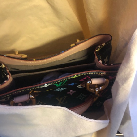 Brand New Louis Vuitton x Murakami multicolore black handbag - Picture 8 of 10